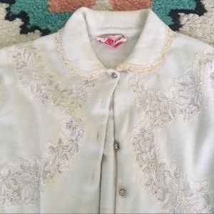 1950s cashmere Schiaparelli soft cardigan
